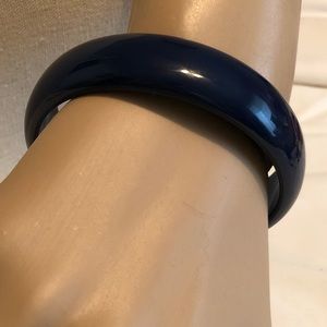Navy blue bangle bracelet